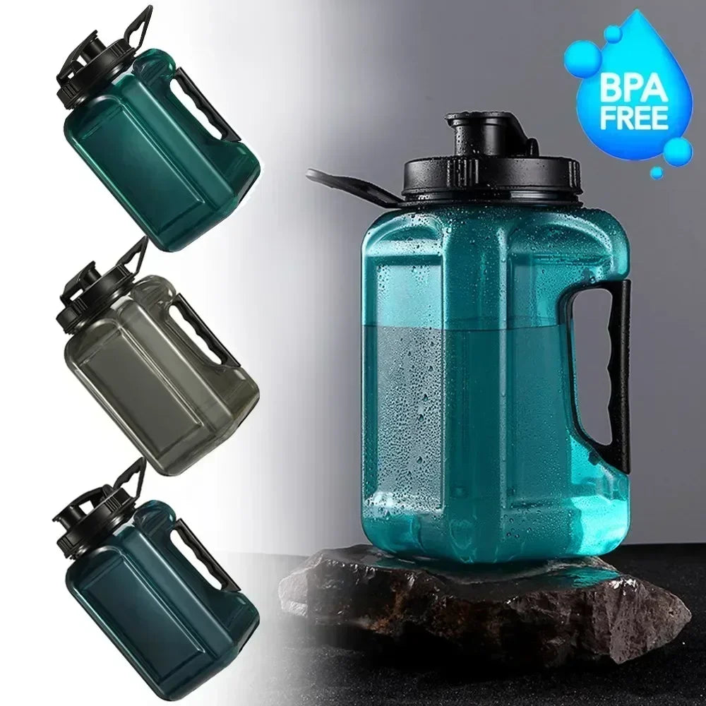 Large Capacity Fitness Water Bottle BPA Portable Sports Camping Gym