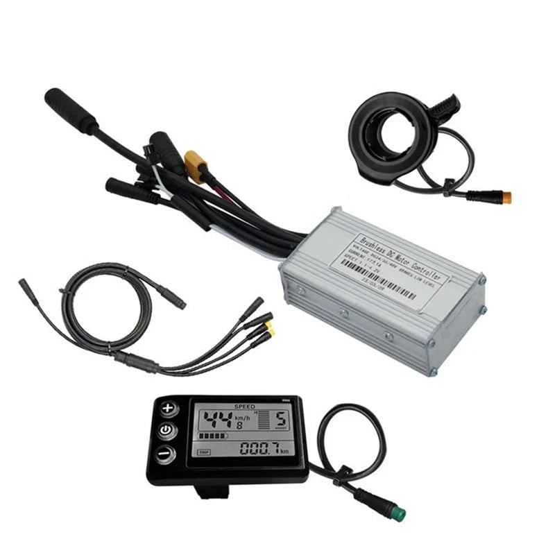 Ebike Sine Wave Controller 24V/36V/48V 17A + S866 LCD | 350W