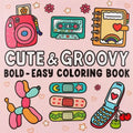 Adult Coloring Book Stress Relief Relaxation Art Therapy Cute Designs