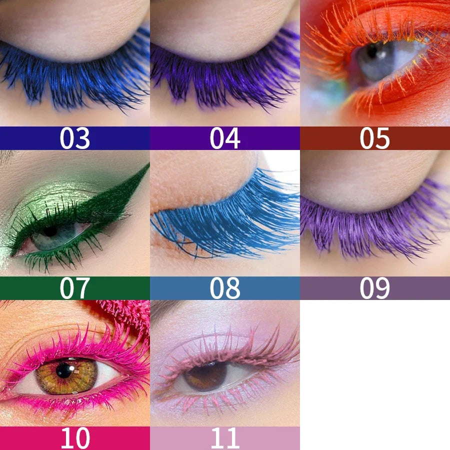 FUNPARK 9-Color Waterproof Mascara – Curling & Lengthening