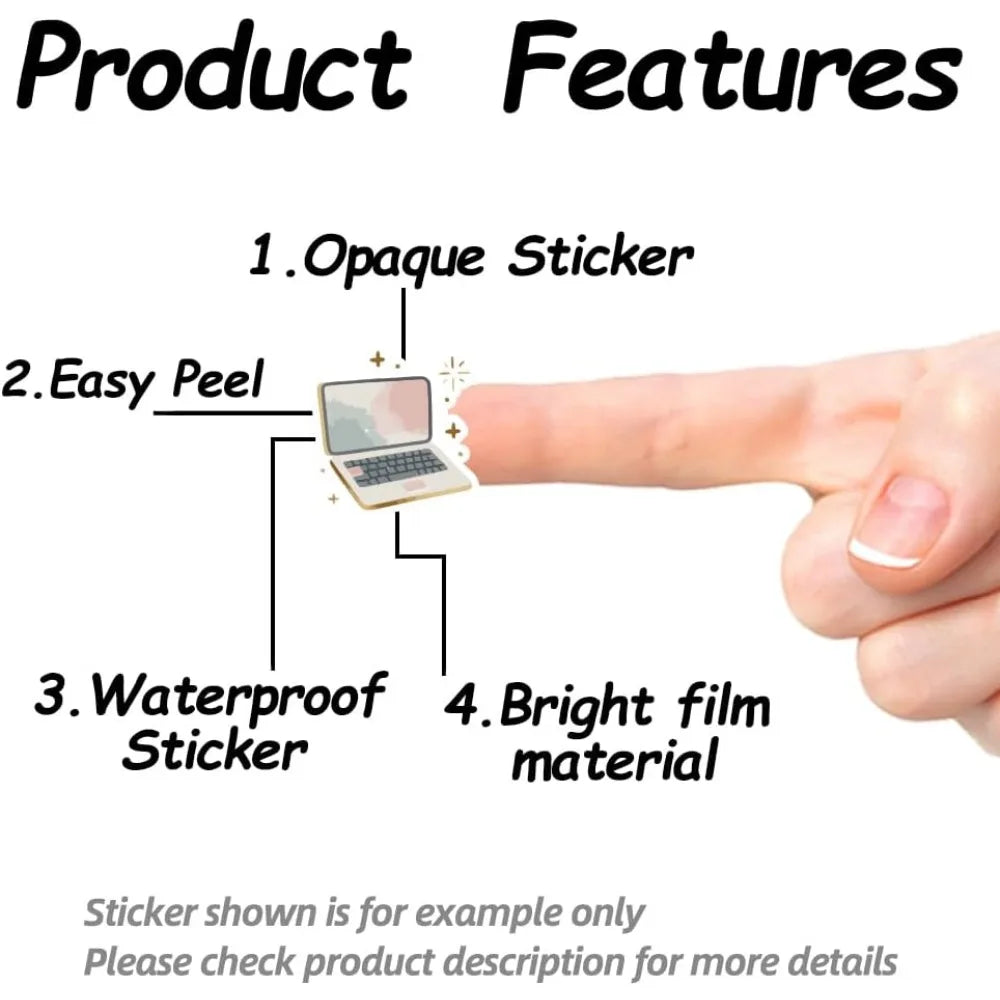 180 Cartoon Self-Adhesive Stickers – Planner, Party & Crafts