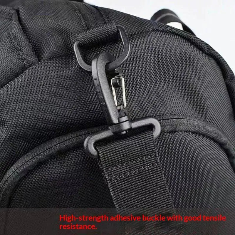 Adjustable Nylon Replacement Shoulder Strap with Pad | Black