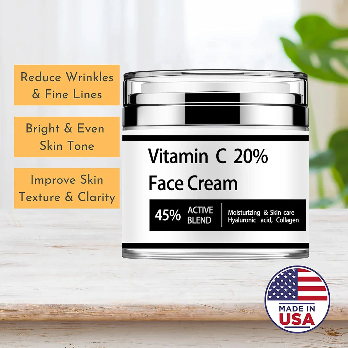 Radha Beauty Glow Boosting Vitamin C Moisturizer 1 7 Fl Oz Face Neck