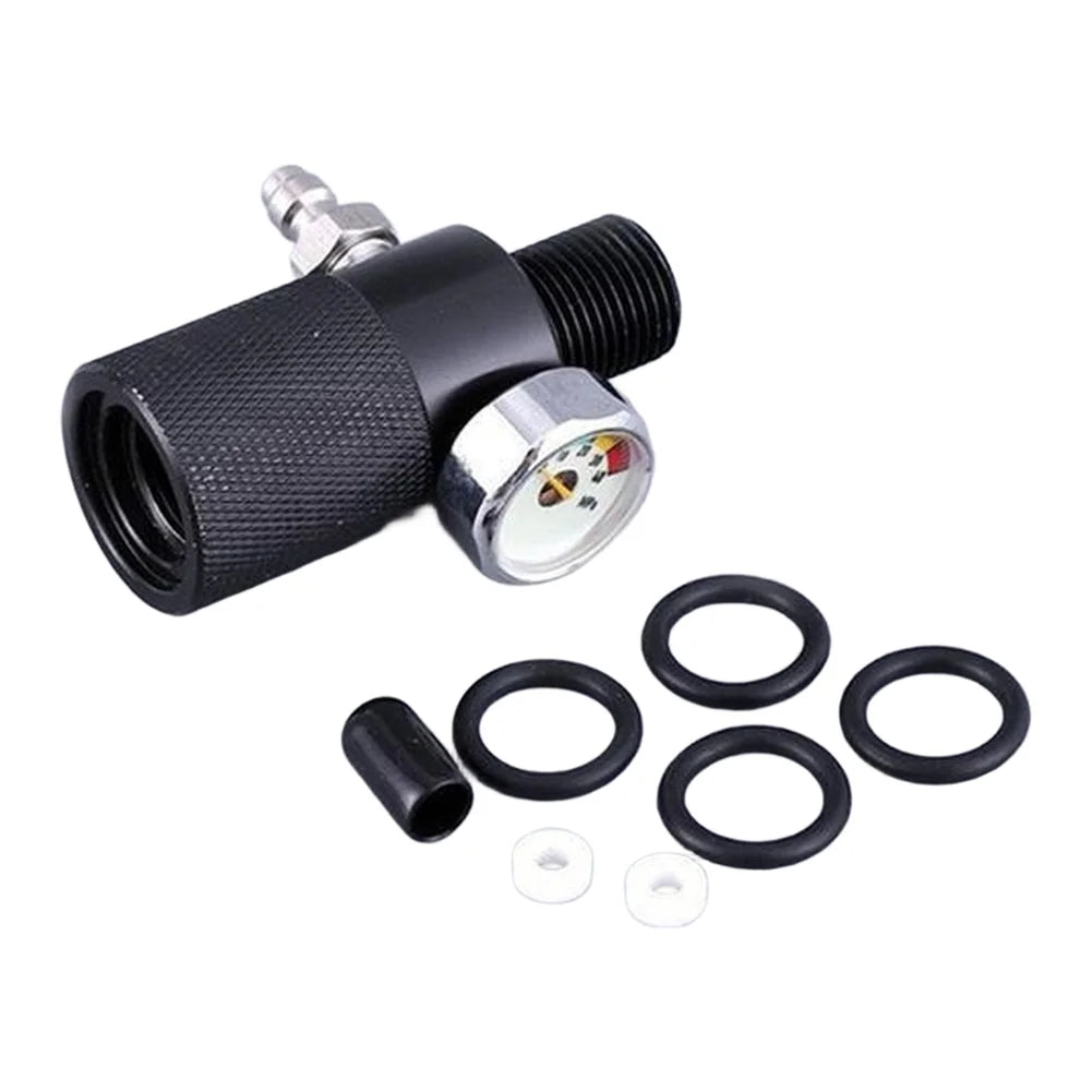 8mm Air Inflation Adapter – Glow Pressure Gauge Quick Connect