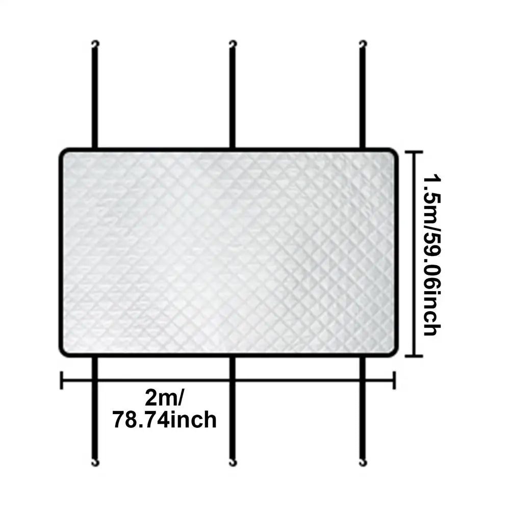 Sunroof Cover UV Shade – Elastic Band Car Sun & Rain Guard