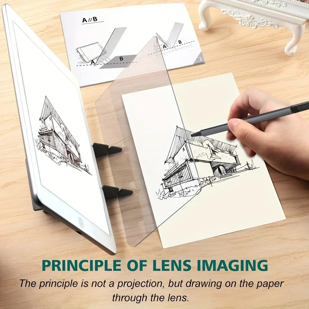 Optical Drawing Board Portable Tracing Sketch Wizard Image Projection