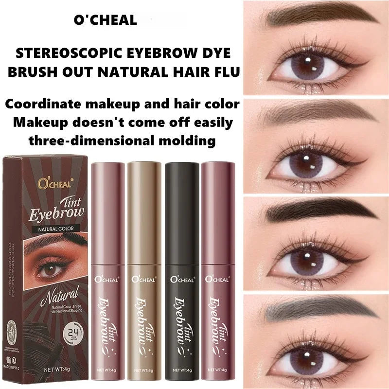 OCHEAL Waterproof Eyebrow Gel – 4 Colors, Long-Lasting Brow Cream
