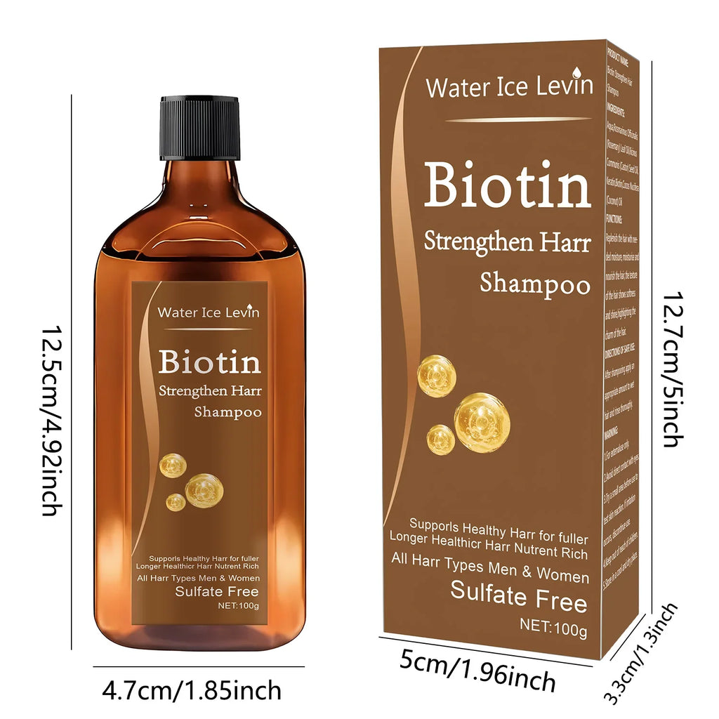 Biotin & Keratin Hair Growth Shampoo – Thickening, Men & Women