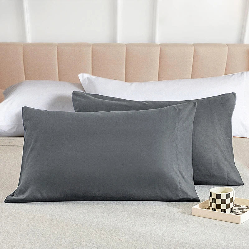 Battilo 2-Pack Microfiber Envelope Pillowcases Queen & King Size