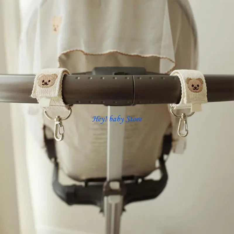 2-Pack Baby Stroller Hooks – Pram Bag Hanging Clips
