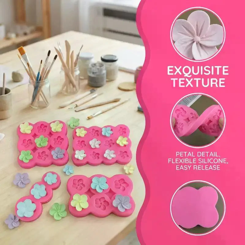 3D Flower Silicone Cake Mold – Nonstick Mousse & Chocolate Mould