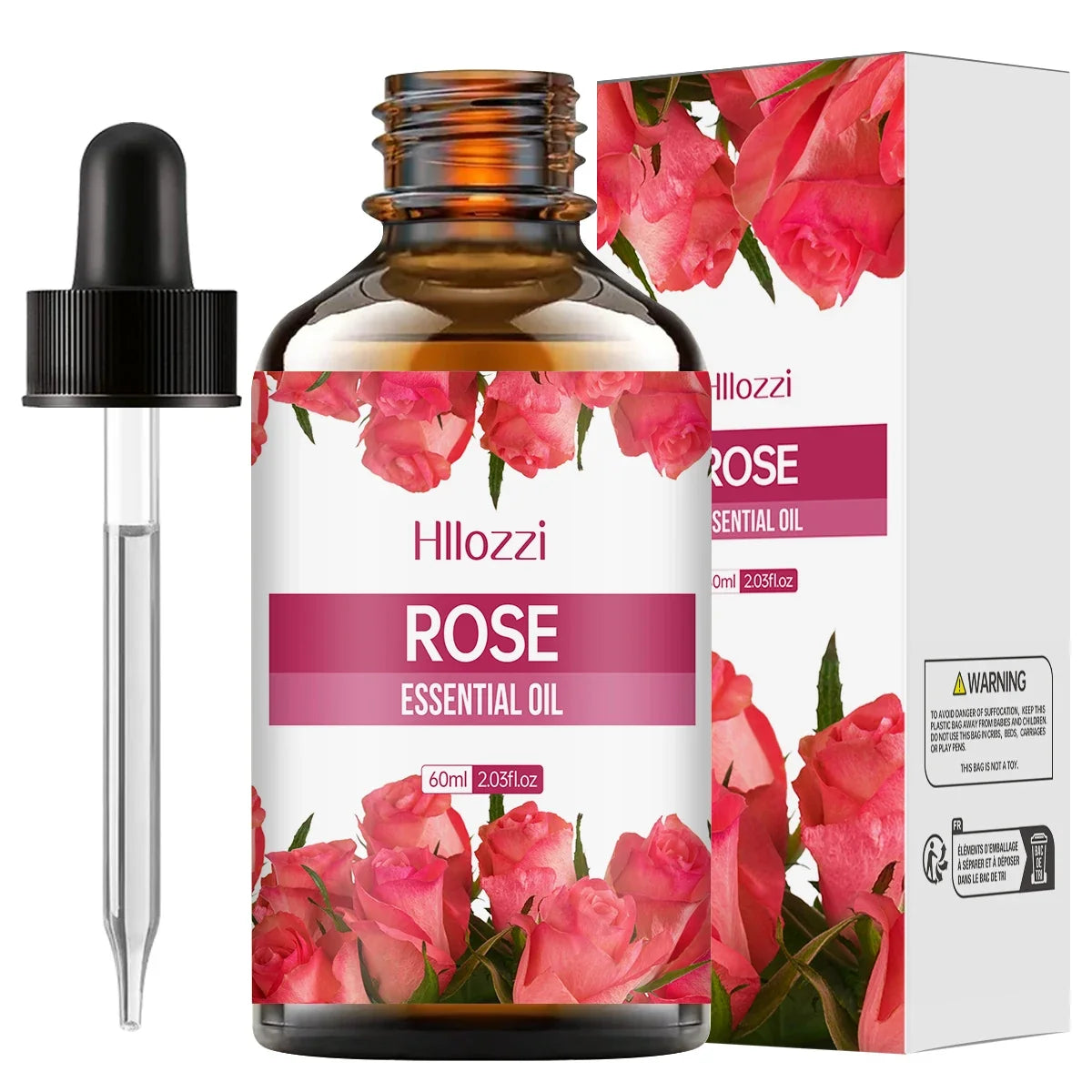 Rose Essential Oil – Aromatherapy, Massage & Moisturizer | 30–100ml