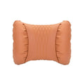 Nappa Leather Car Headrest & Lumbar Support Pillow Set
