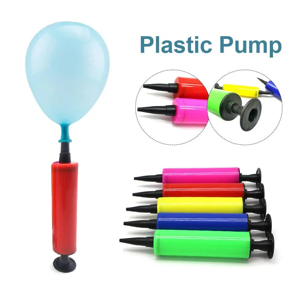 Hand Push Balloon Pump – Double-Action Party Inflater