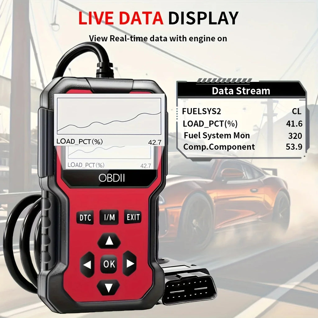 OBD2 Scanner – Read & Clear Engine Fault Codes (1996+)