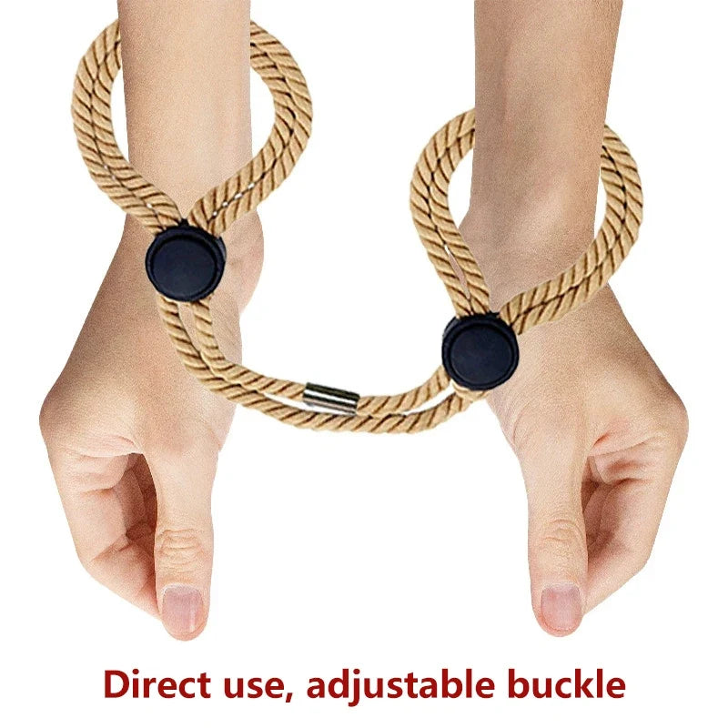 Sex Handcuff Hand Restraint Erotic Shackle Binds Rope Slave Bondage