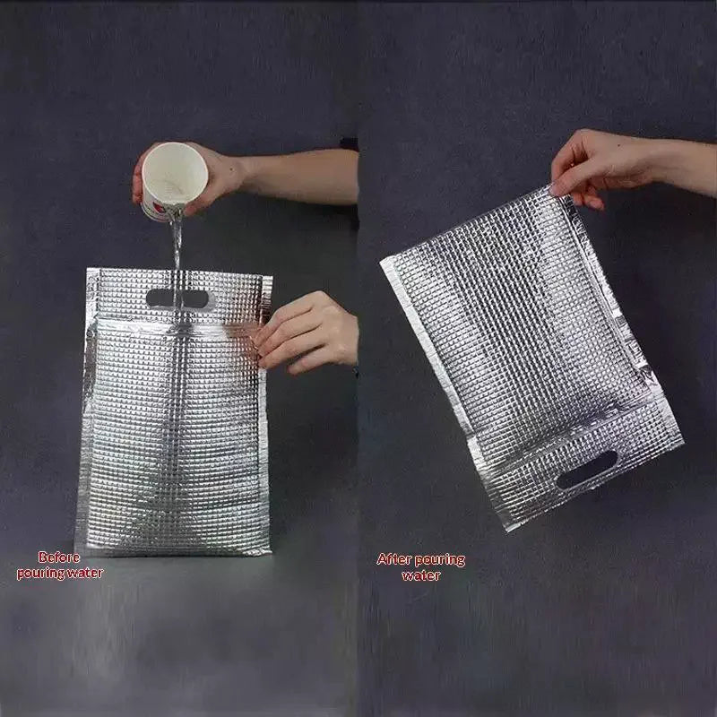 5-Pack Insulated Thermal Bags with Zipper & Carry Handle