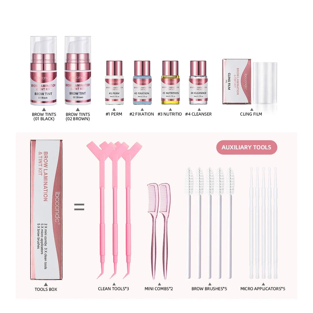 Brow Lamination & Tint Kit | Eyebrow Lifting Perming Set