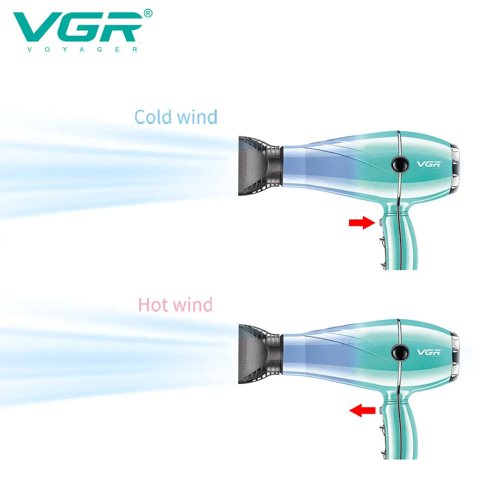VGR V-452 2400W Negative Ion Hair Dryer – Fast Drying