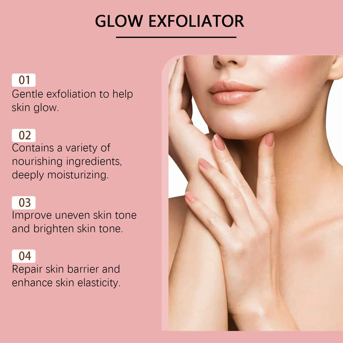 EELHOE Smooth Facial Scrub Exfoliator for Dark Skin