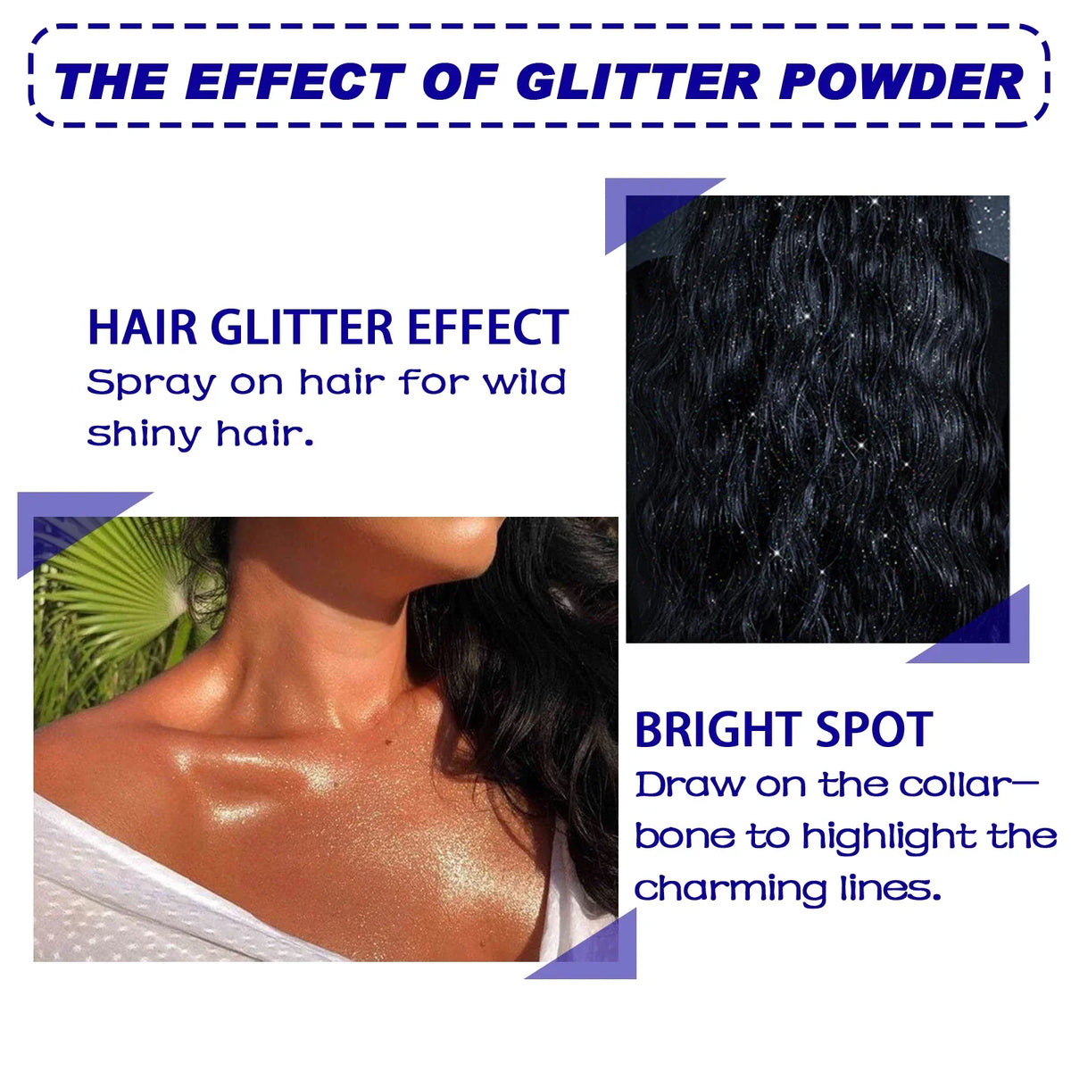 Hoygi Holographic Glitter Spray – Hair, Face & Body Shimmer