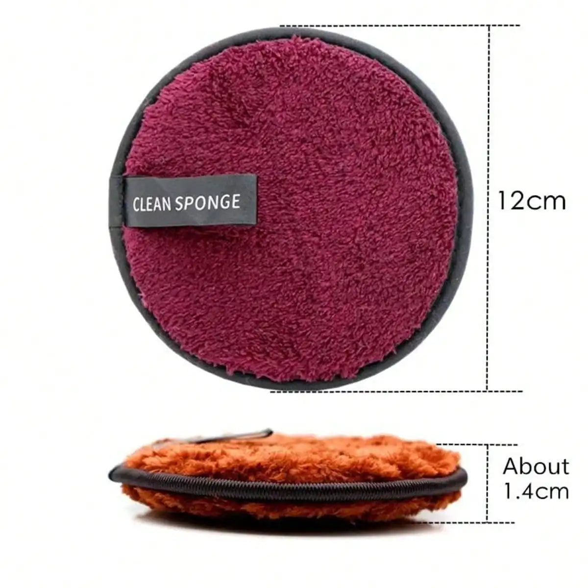 5-Pack Reusable Makeup Remover Pads – Soft Cotton Double-Sided