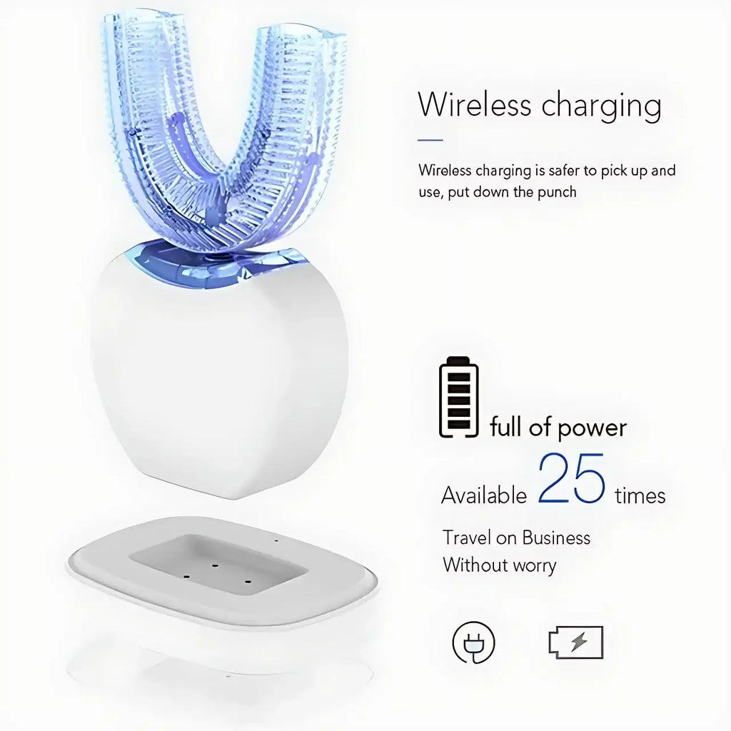 U-Shape Ultrasonic Electric Toothbrush | 360° Whitening Adult
