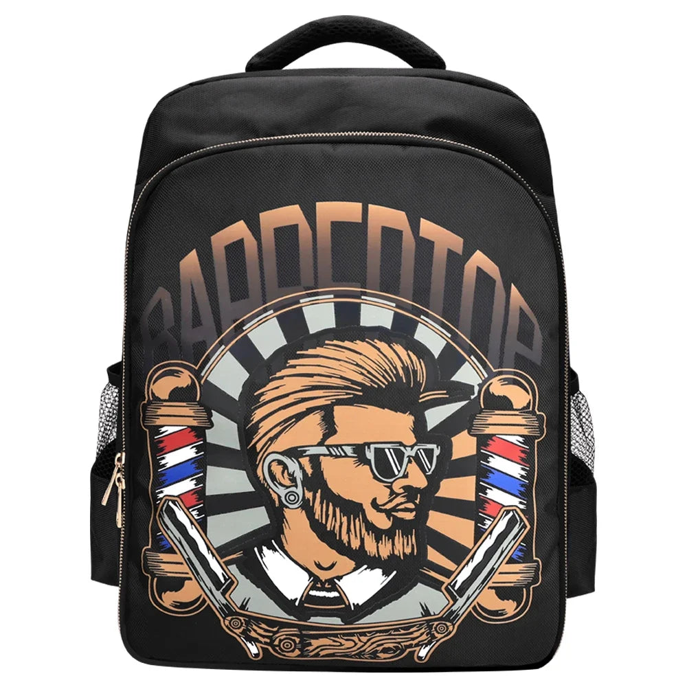 Barber Backpack Bag for Hair Dryer, Scissors & Salon Tools