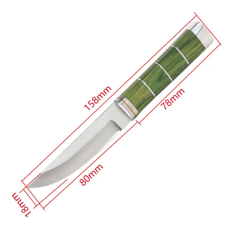 Bamboo Handle Stainless Steel Meat & Deboning Knife | BBQ