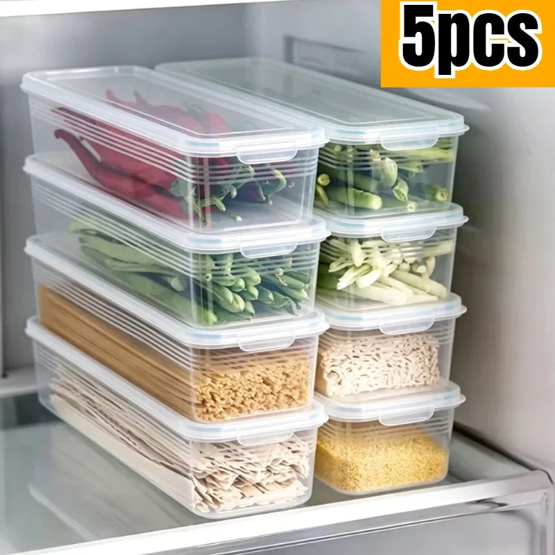 1 Fresh Box Refrigerator Storage Boxes Scallions Food Container