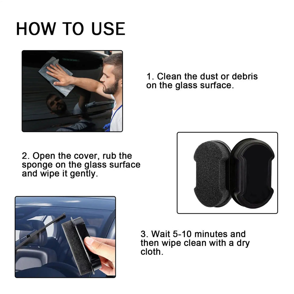 Dual-Use Window & Windshield Cleaning Sponge | Car & Home