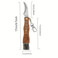 EDC Folding Pocket Knife – Wood Handle & Stainless Steel