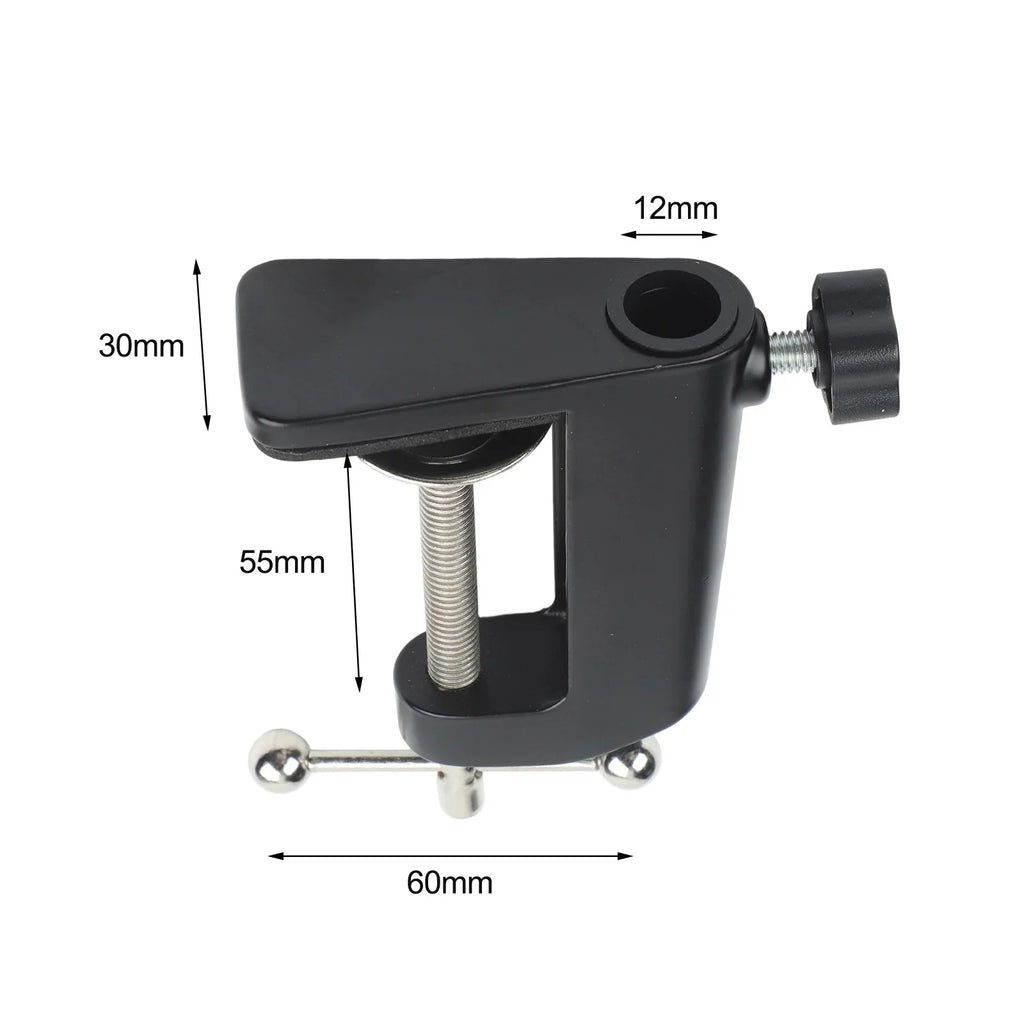 Desktop Mounting Clamp 360 Fixed Rotation Stainless Steel C-shaped