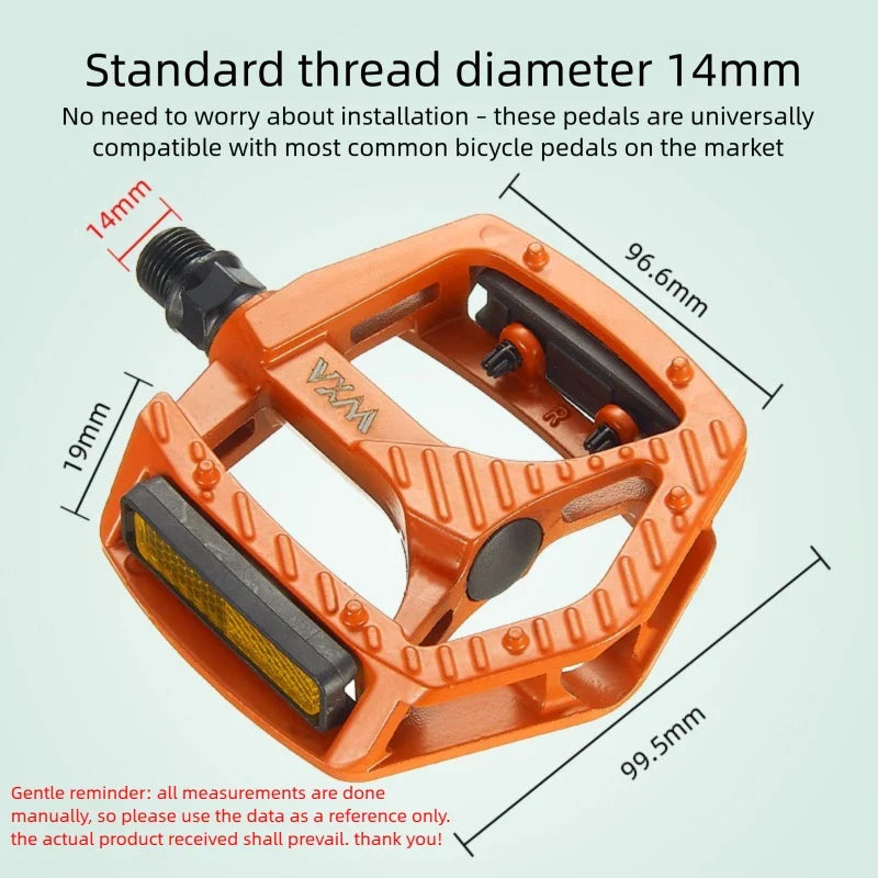 Ultralight Aluminum MTB Bike Pedals – Non-Slip Wide Platform