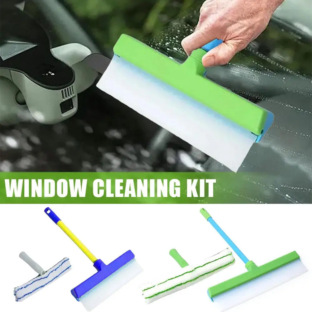 12-Inch Recyclable Silicone Window Squeegee Single Ultrafine Fiber