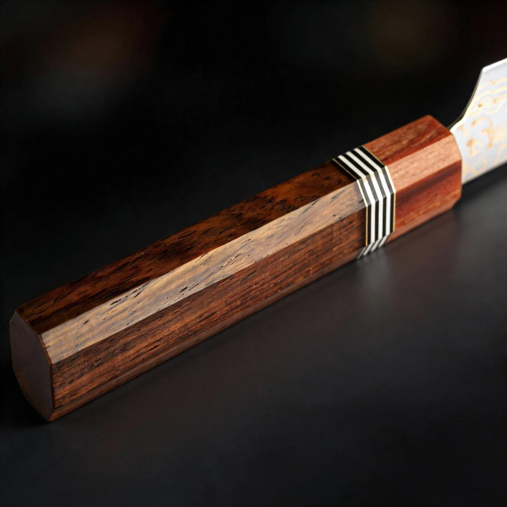 XITUO 5-Inch Damascus Steel Kitchen Utility Knife – Rosewood