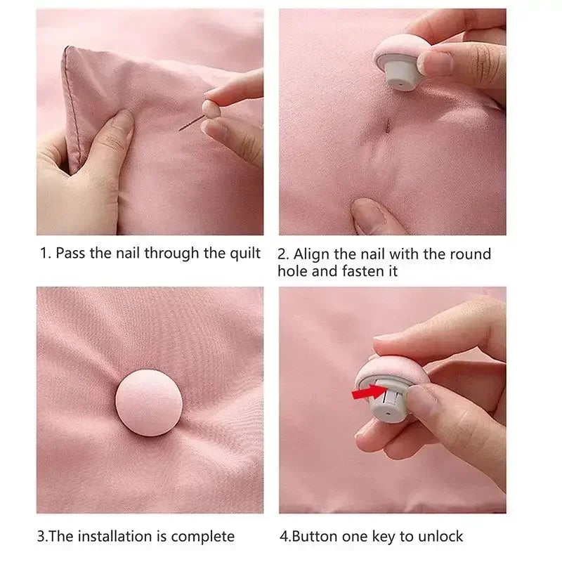 Anti-Slip Duvet Clips & Blanket Holder Buckle Buttons – 1–20 Pcs