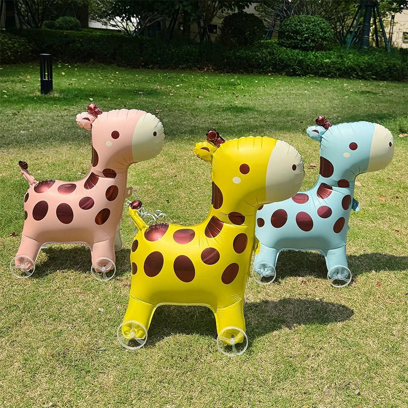 4D Elephant Walking Balloon with Wheels – Birthday Party Decor