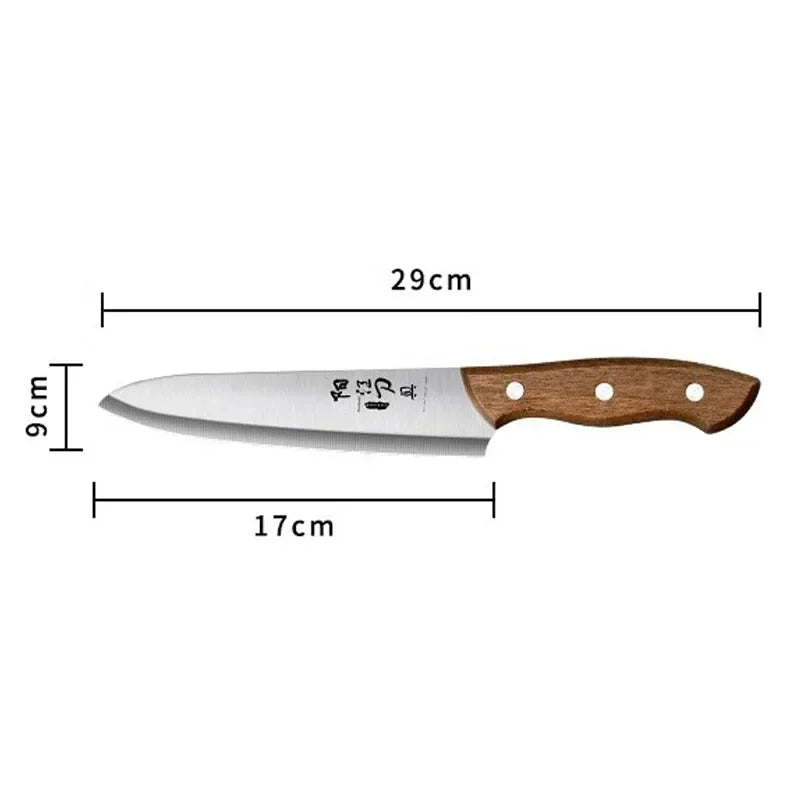 PLYS Chef's Stainless Steel Cleaver Knife – Sharp 18cm Blade