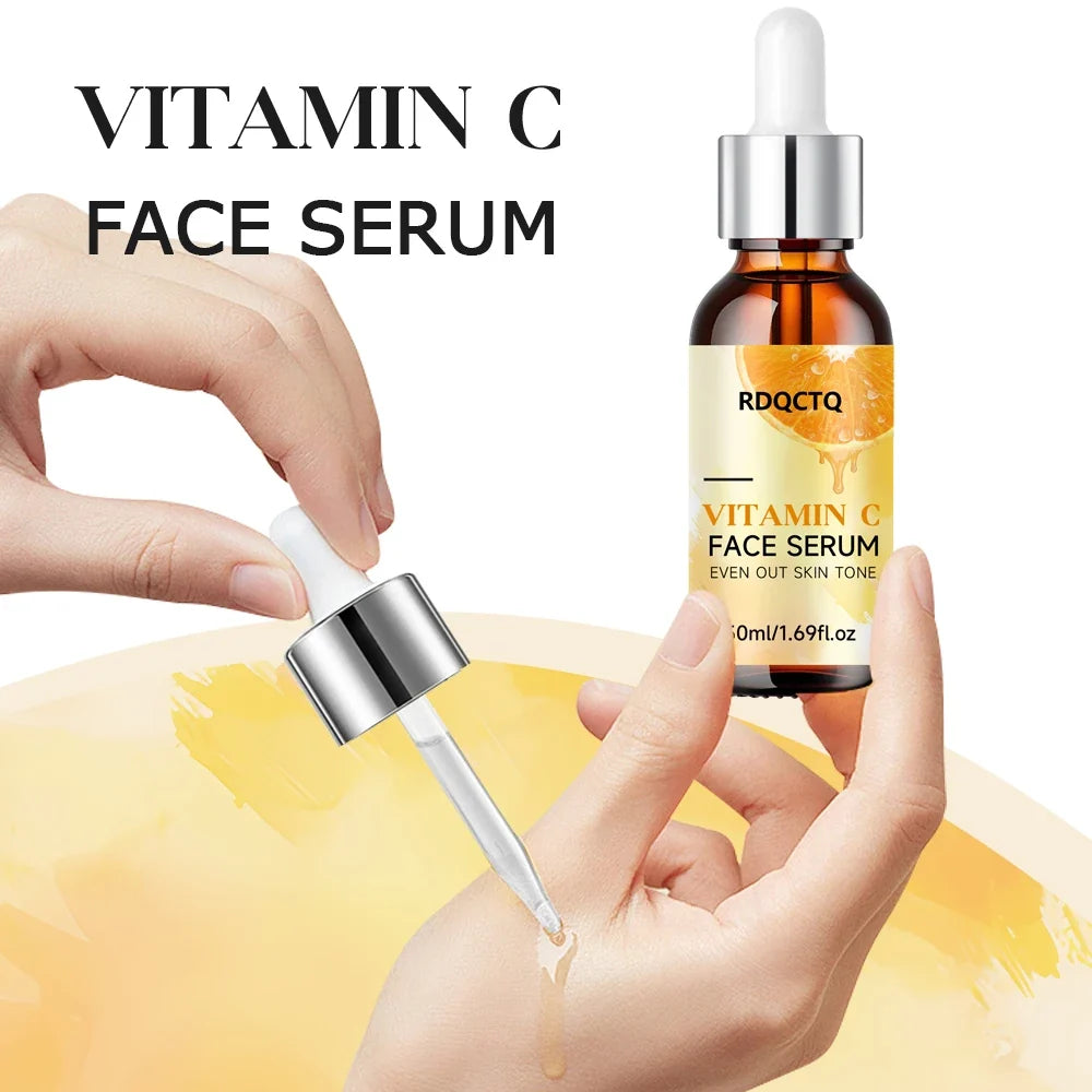 RDQCTQ Vitamin C Brightening Serum – Dark Spot Face Essence