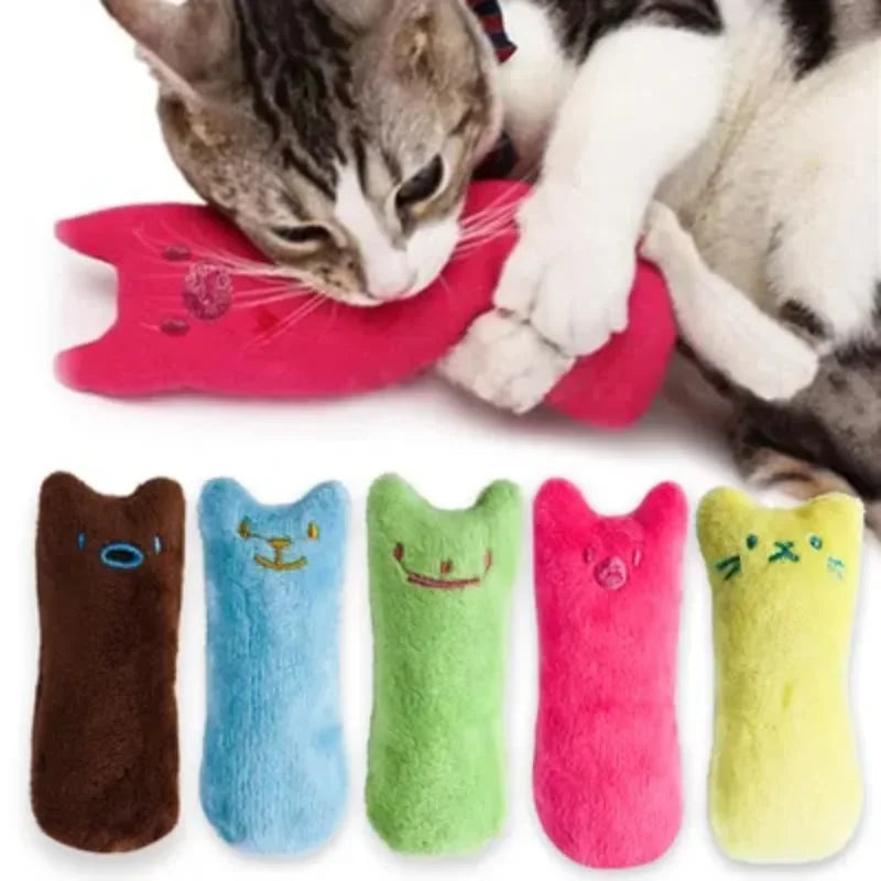 Interactive Catnip Plush Chew Toy for Cats & Kittens