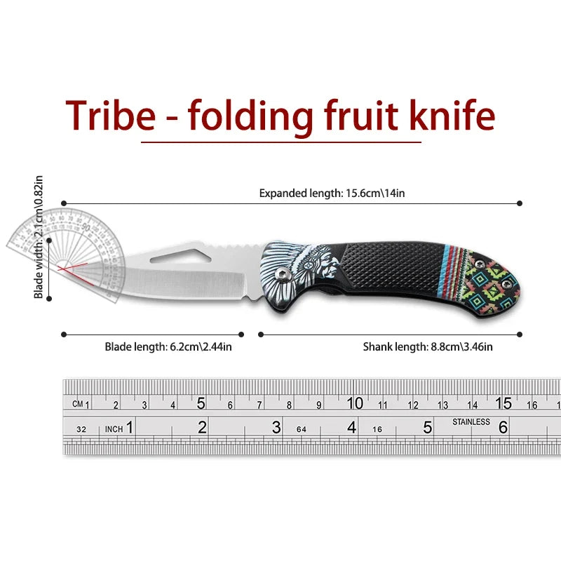Folding Kitchen Knife – Stainless Steel Fruit & Vegetable Peeler