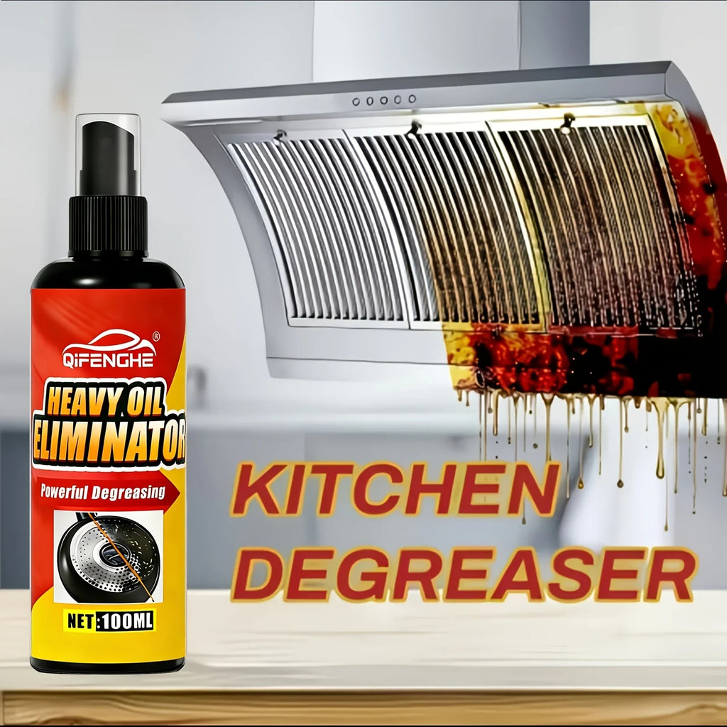 Heavy Duty Kitchen Degreaser Spray – Oil Stain Remover 3.38oz