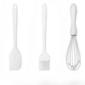 Silicone Baking Set – Spatula, Pastry Brush & Egg Beater 3pc