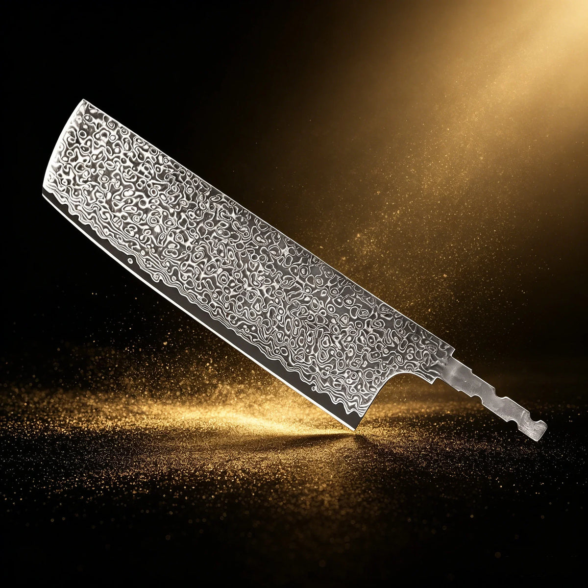 2-Pack 67-Layer Damascus Steel Chef Knife Blanks – DIY Kit