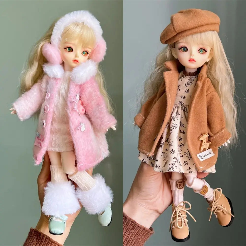 30cm BJD Doll Clothes – 1/6 Scale Outfit Set | Cartoon Dress