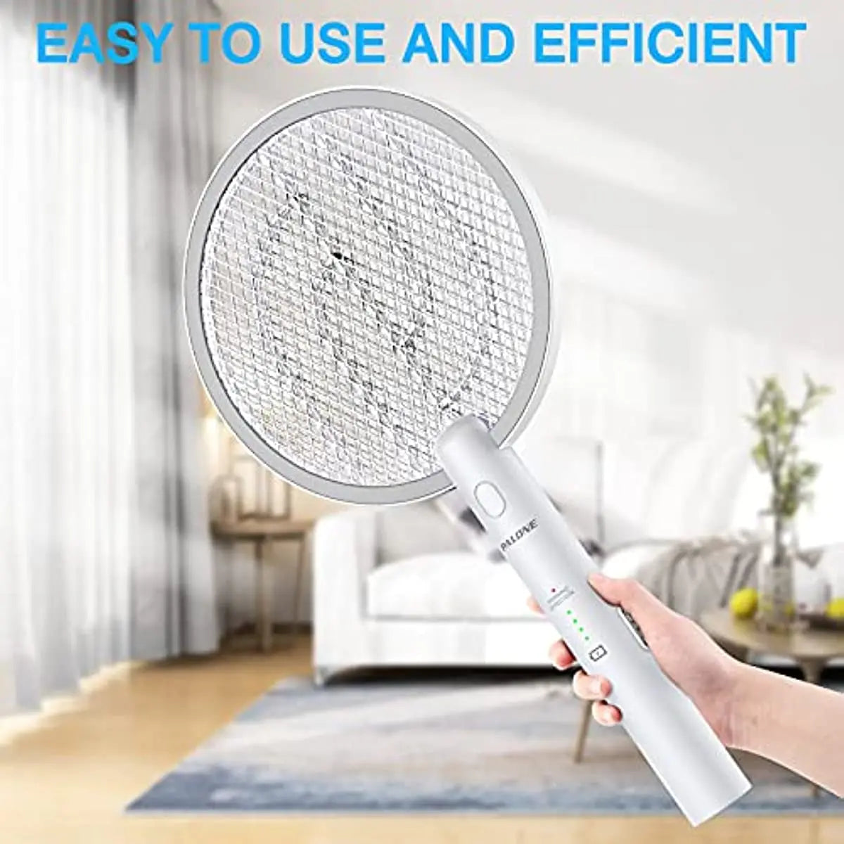 AISITIN 2-in-1 Electric Mosquito Swatter & Bug Zapper USB Rechargeable