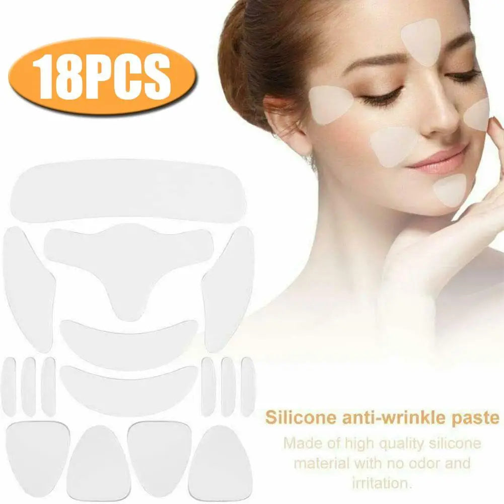 Reusable Silicone Anti-Wrinkle Face Patches – Neck & Forehead