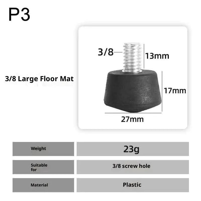 Universal Anti-slip Rubber Foot Pad Feet Spike 3 1 M8 Photography