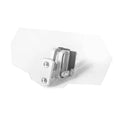 Universal Motorcycle Windshield Extension Clamp-On Deflector